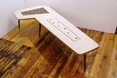 Mid-Century Modern Googie Style Mosaic Coffee Table