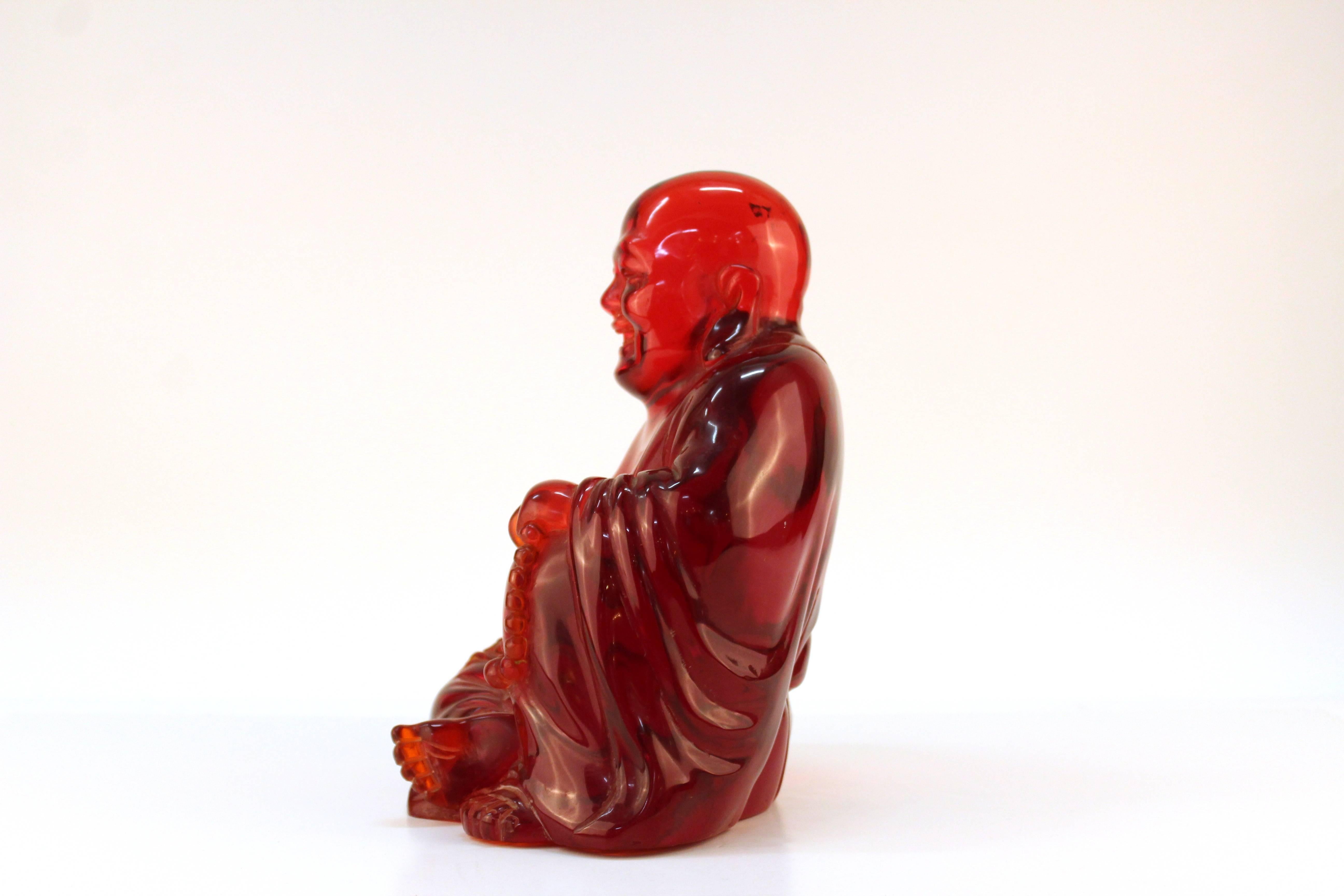 20th Century Mid-Century Modern Resin Buddha