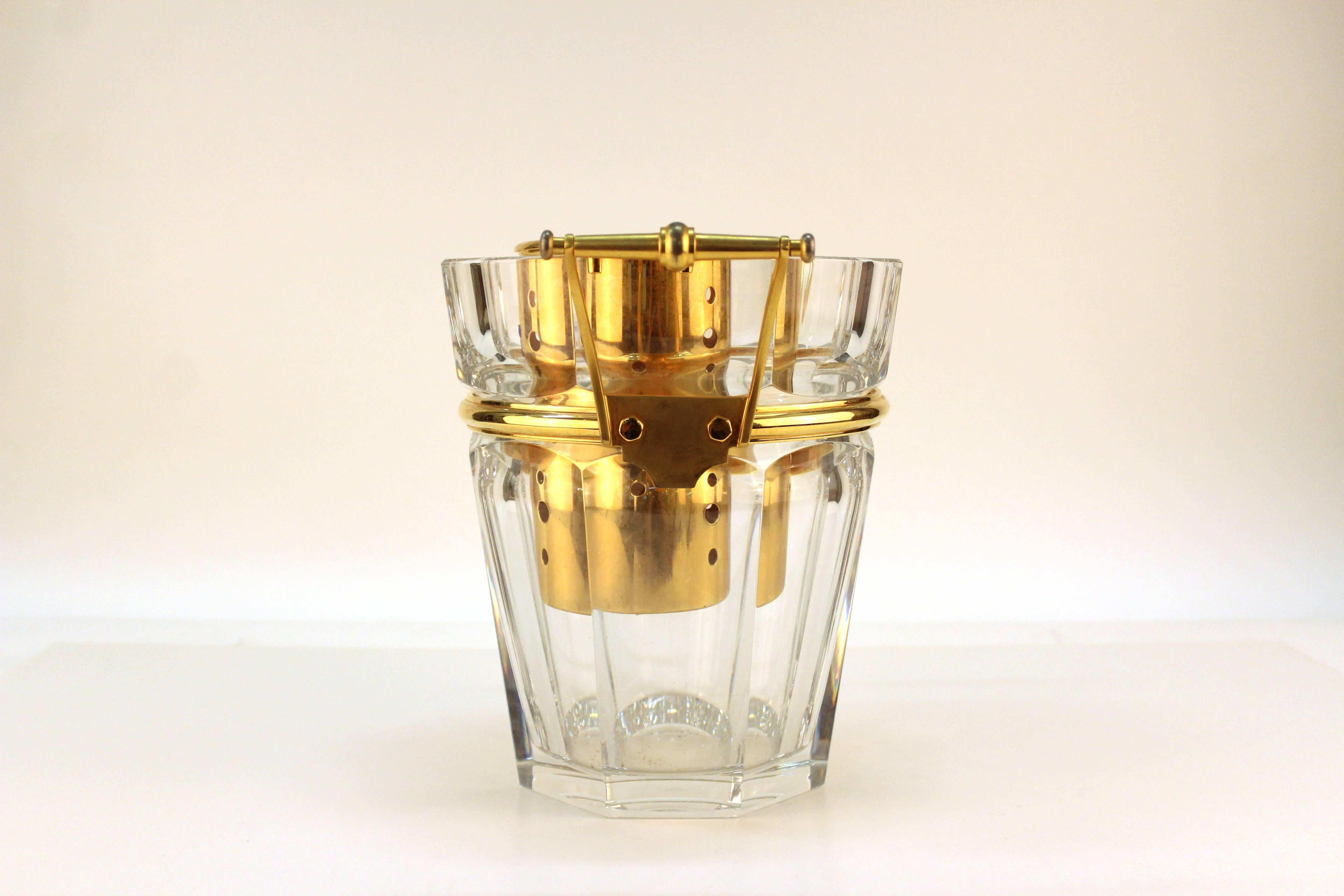 20th Century French Baccarat Crystal Champagne Bucket