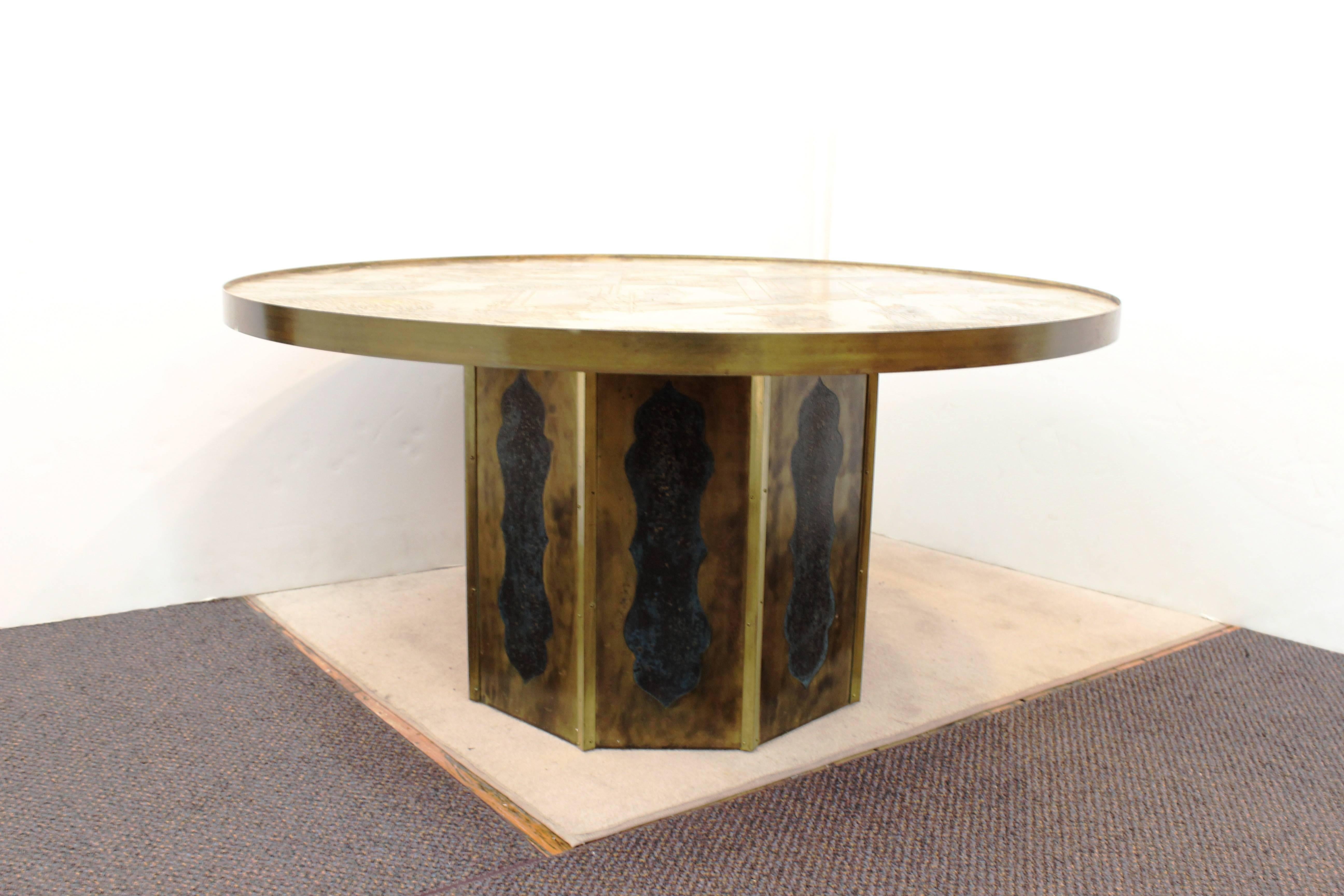 Chinoiserie Style End Table by Philip and Kelvin LaVerne In Good Condition In New York, NY