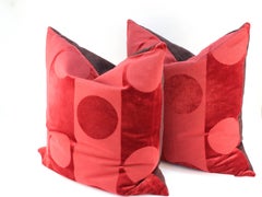 Pair of Pillows in Clarence House Fabric