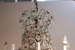 Antique Austrian Rock Crystal Chandelier