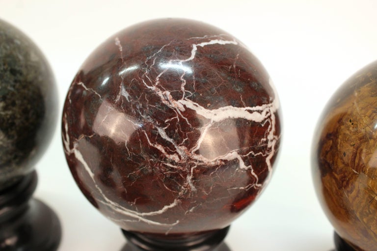 Set of Stone and Marble Balls For Sale at 1stDibs