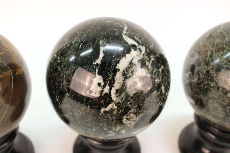 Set of Stone and Marble Balls For Sale at 1stDibs