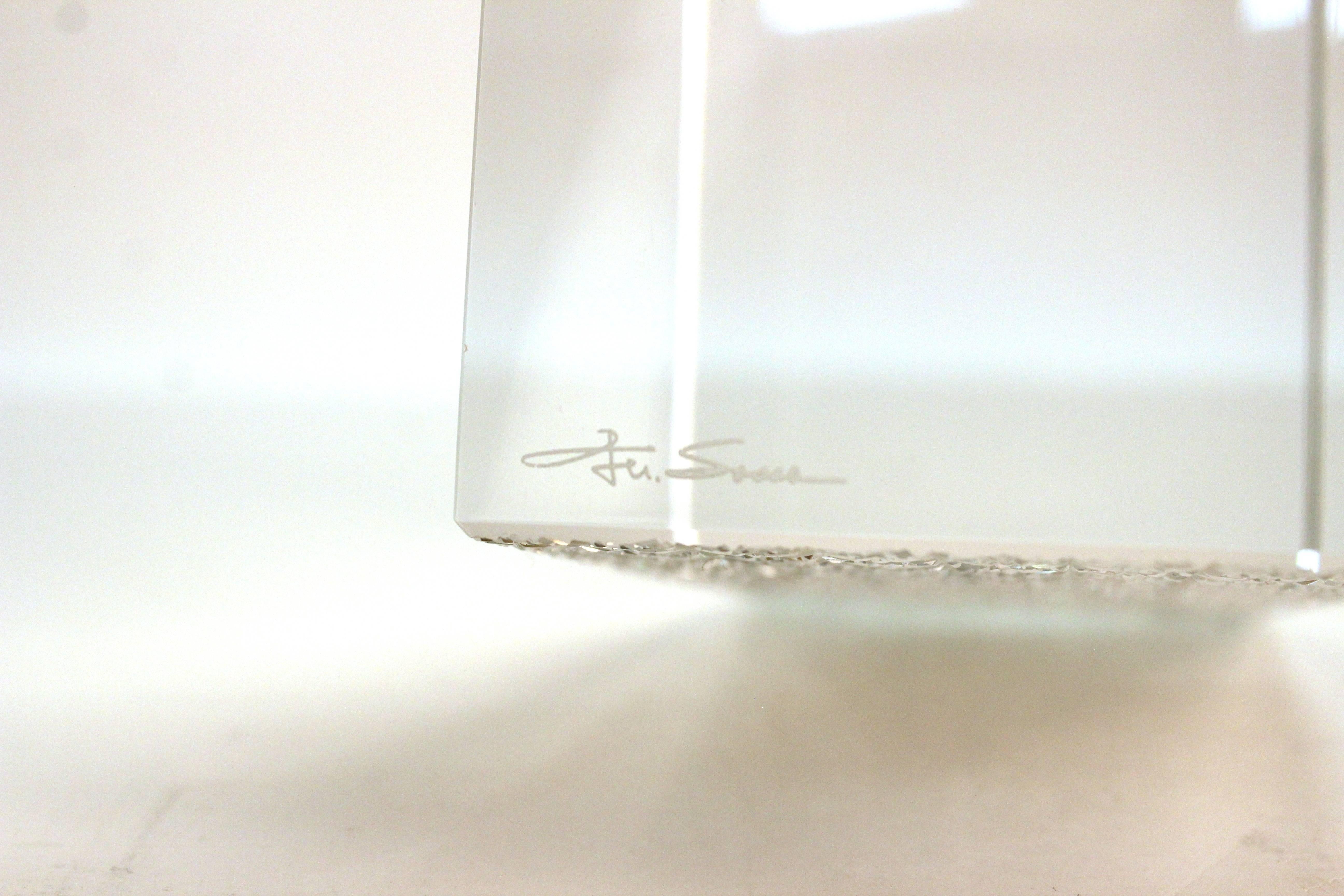 Vase moderniste en cristal au plomb en vente 1