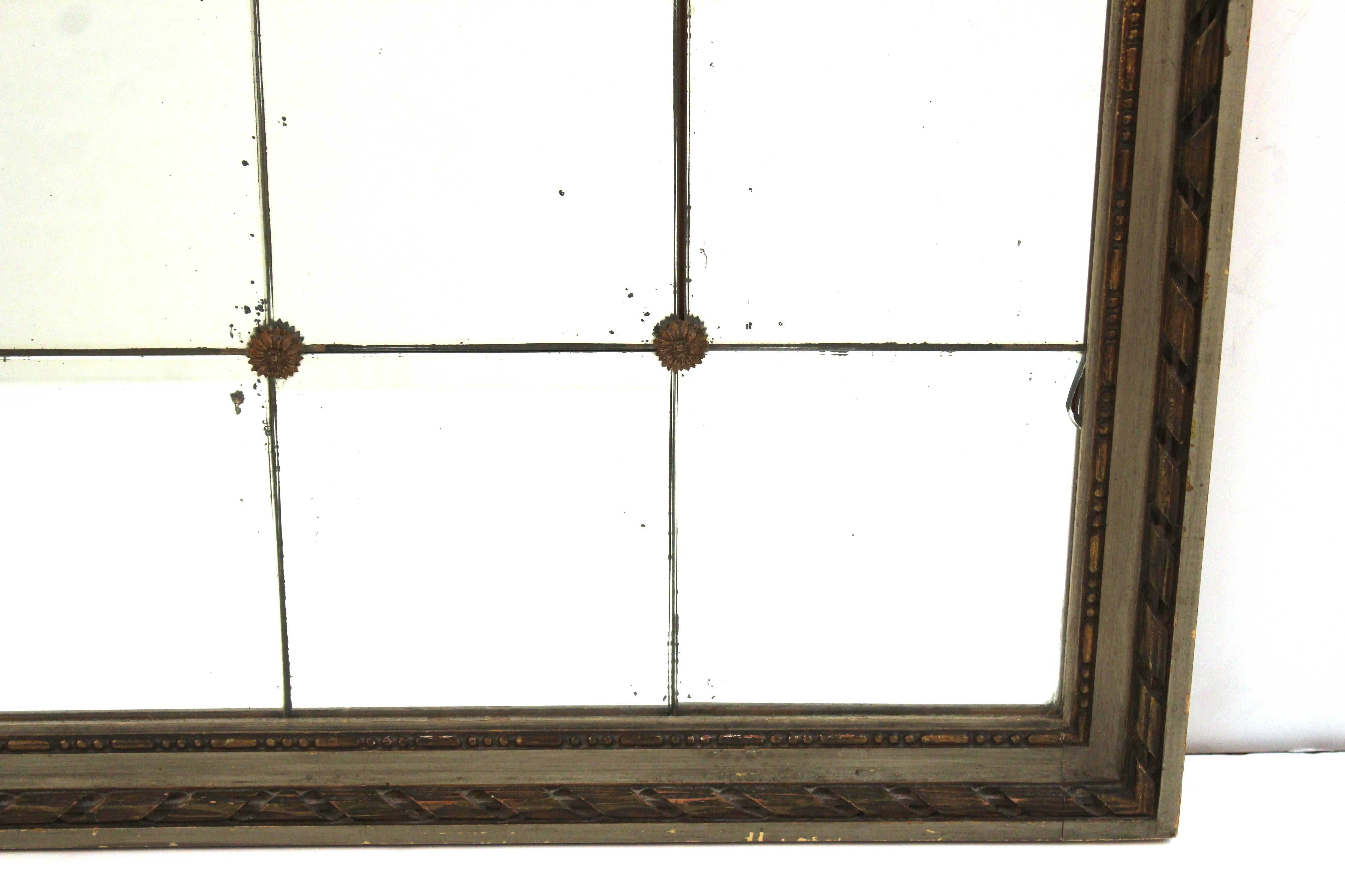 mirror with rosettes