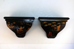 Pair of Chinoiserie Shelves by Don Andres