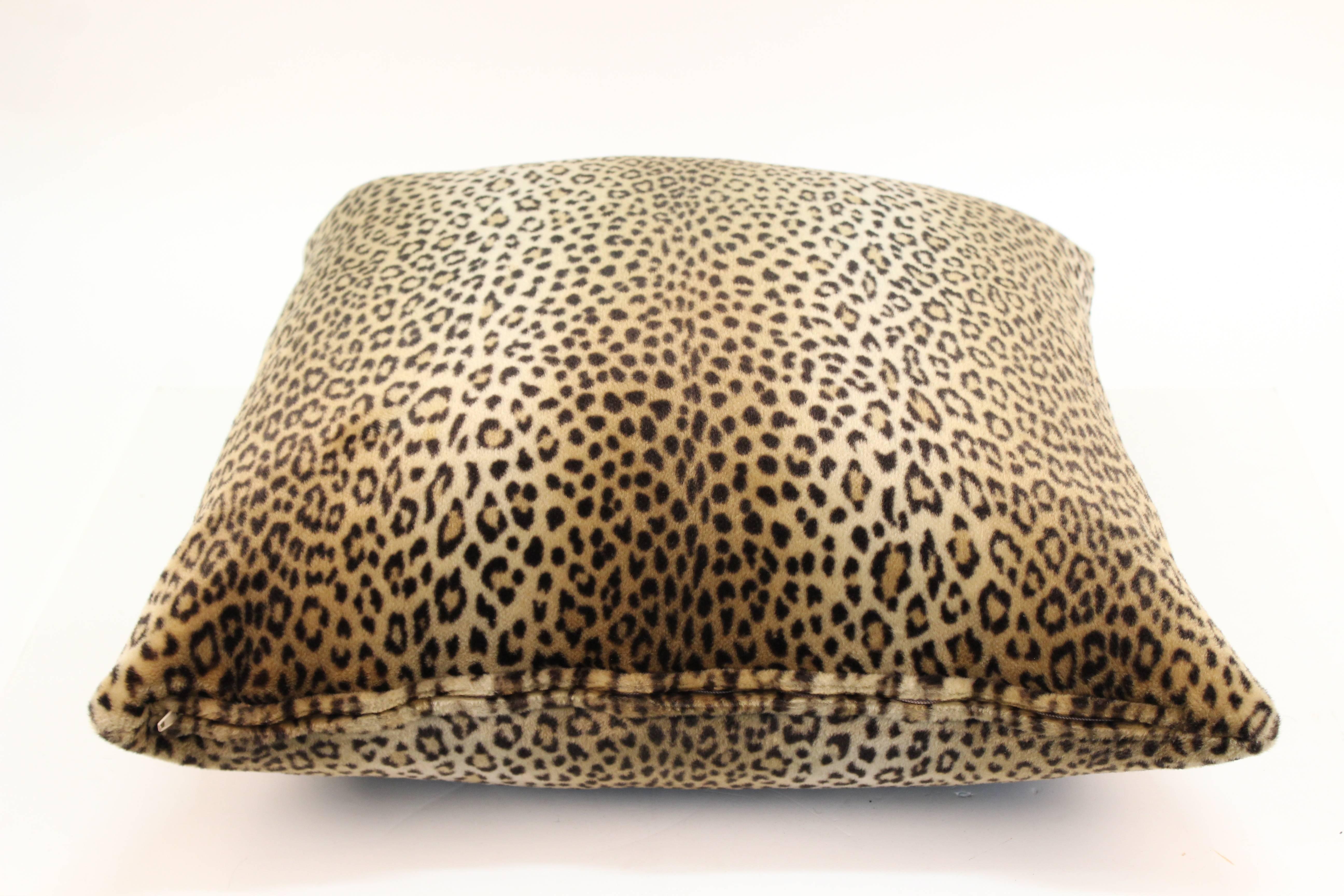 Unknown Four Leopard Print Pillows