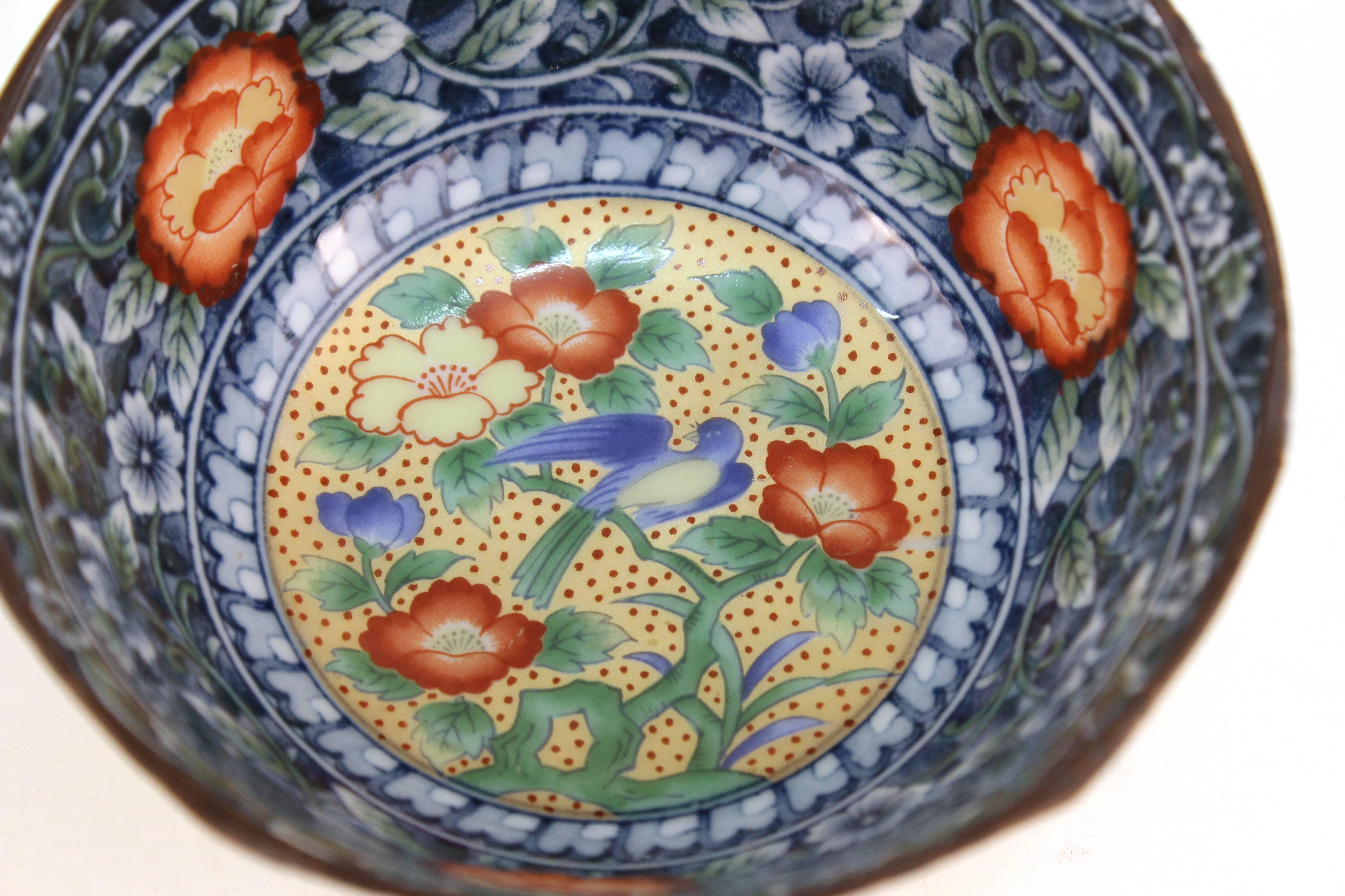 Set of Six Japanese Ceramic Bowls For Sale 1