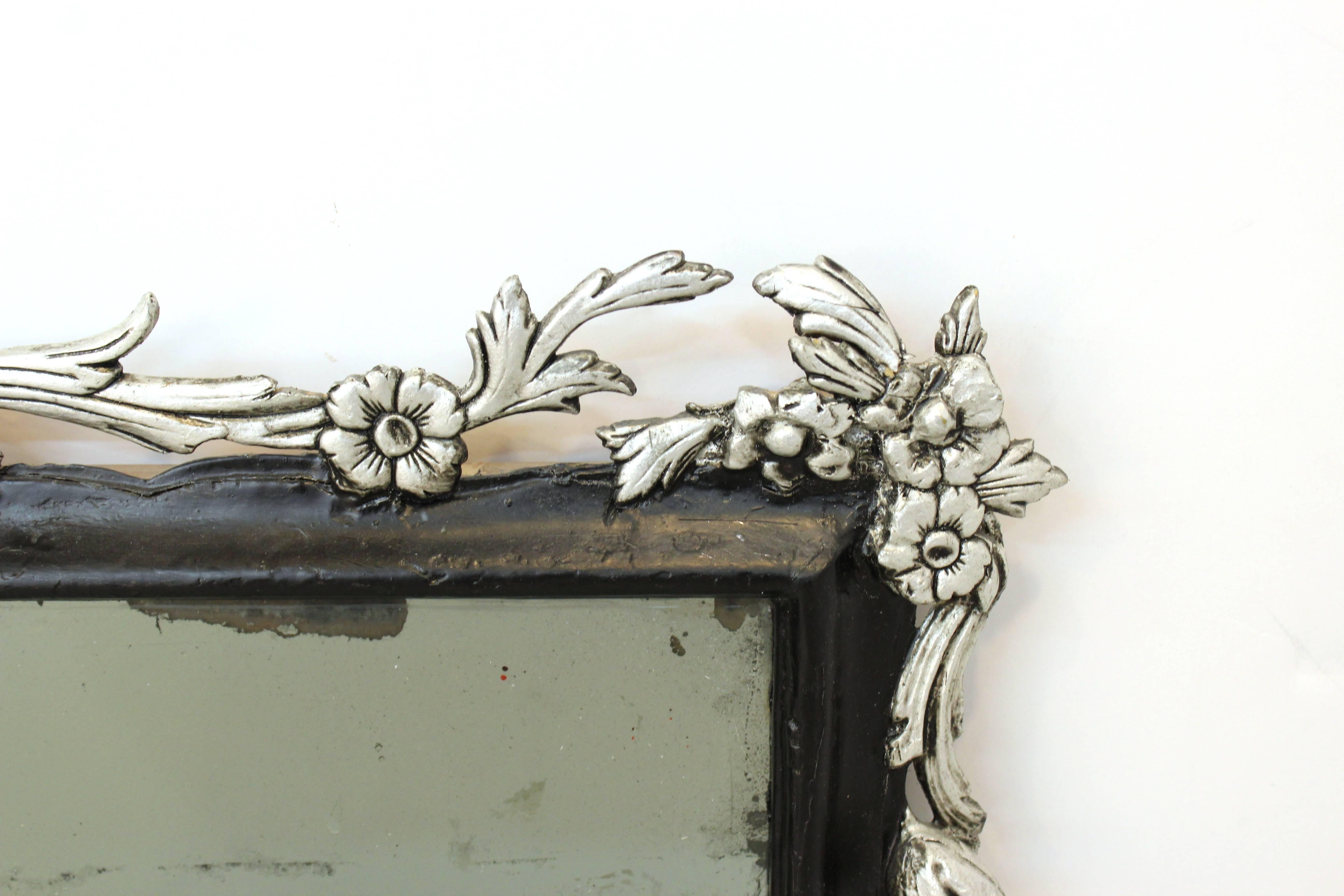 Antique Wall Mirror with Vines In Good Condition In New York, NY