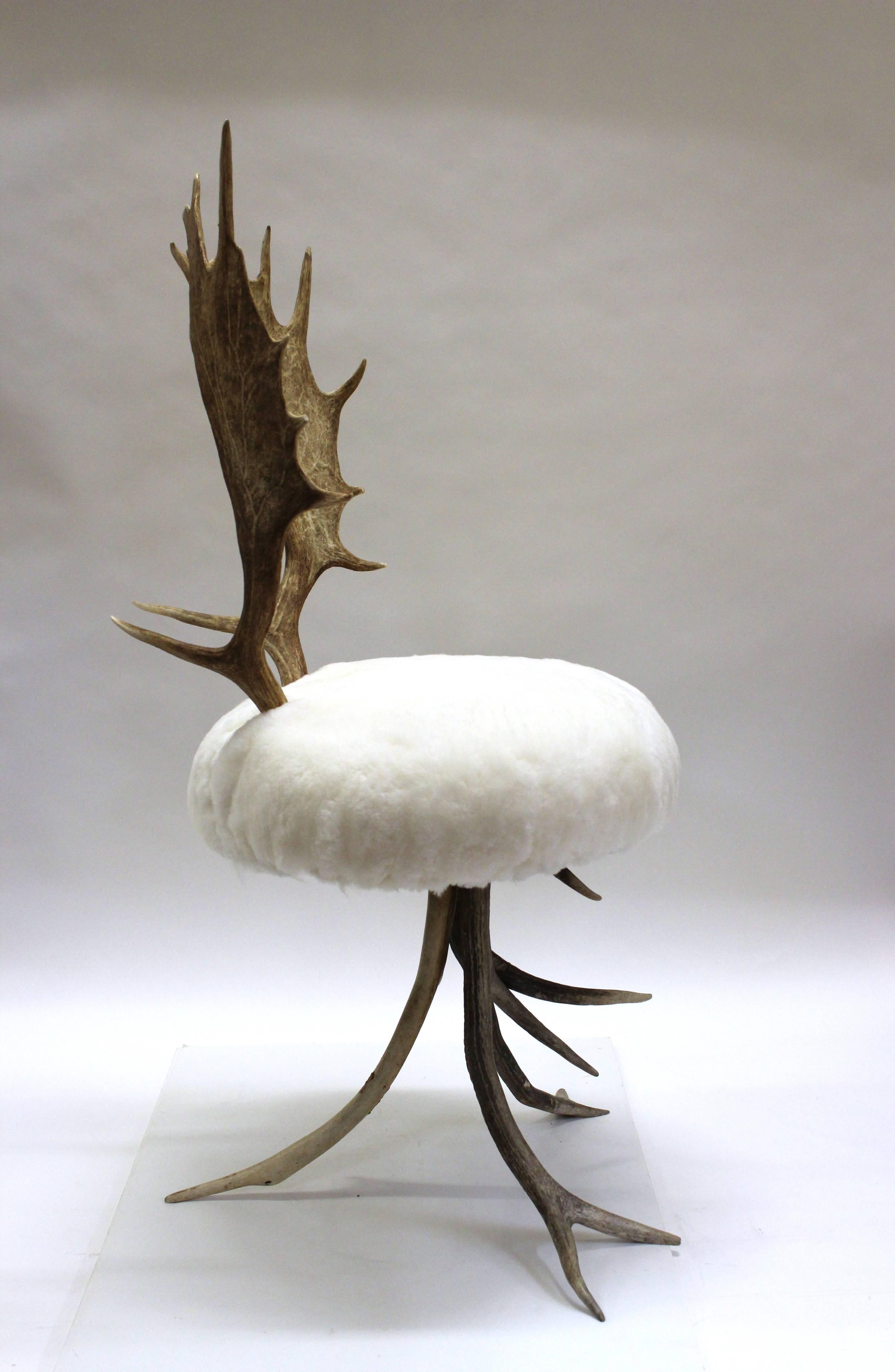 Pair of Antler Chairs 1