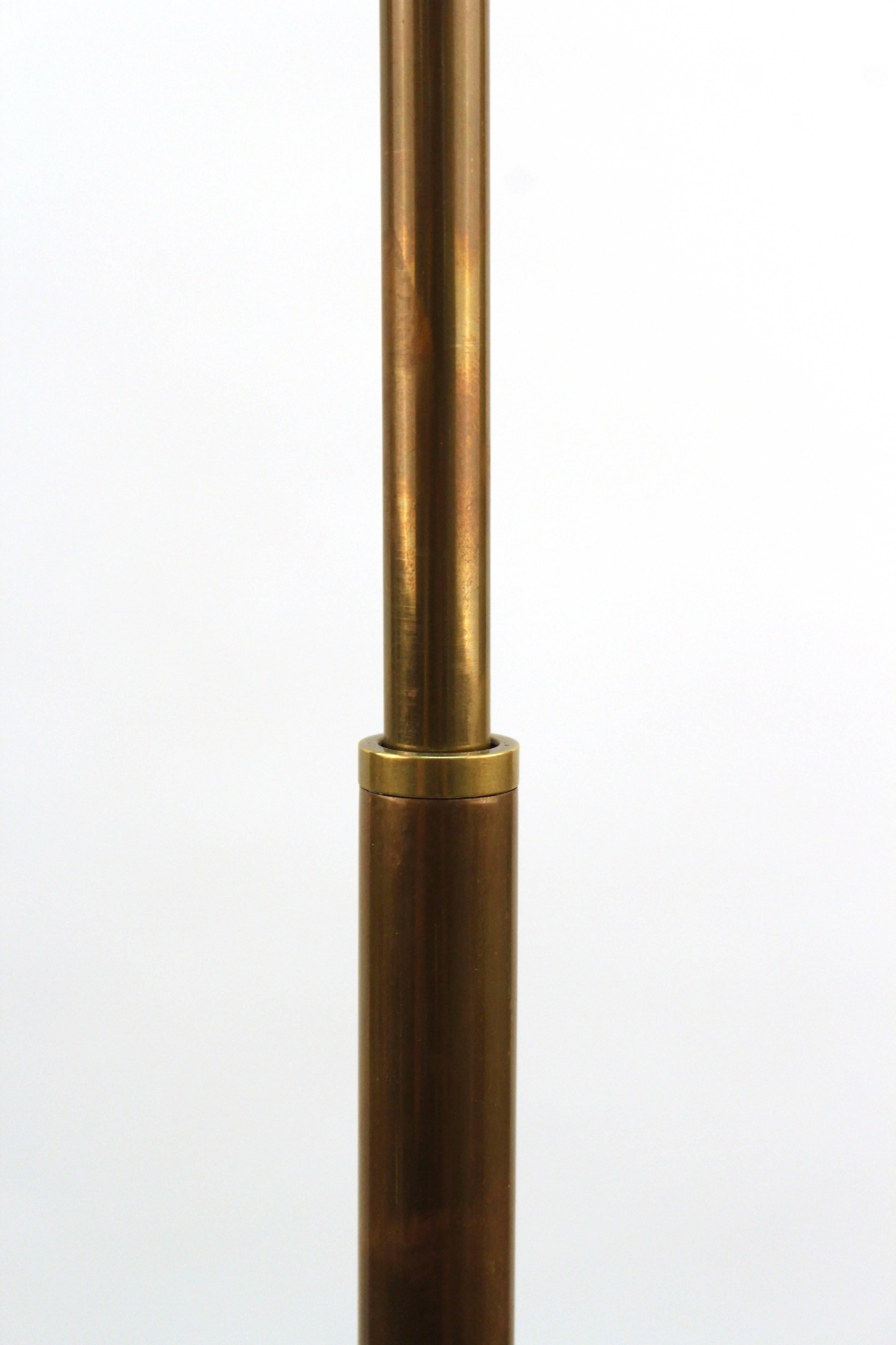 Brass Reading Floor Lamp by Koch and Lowy 2