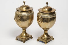 Mottahedeh Brass Urns