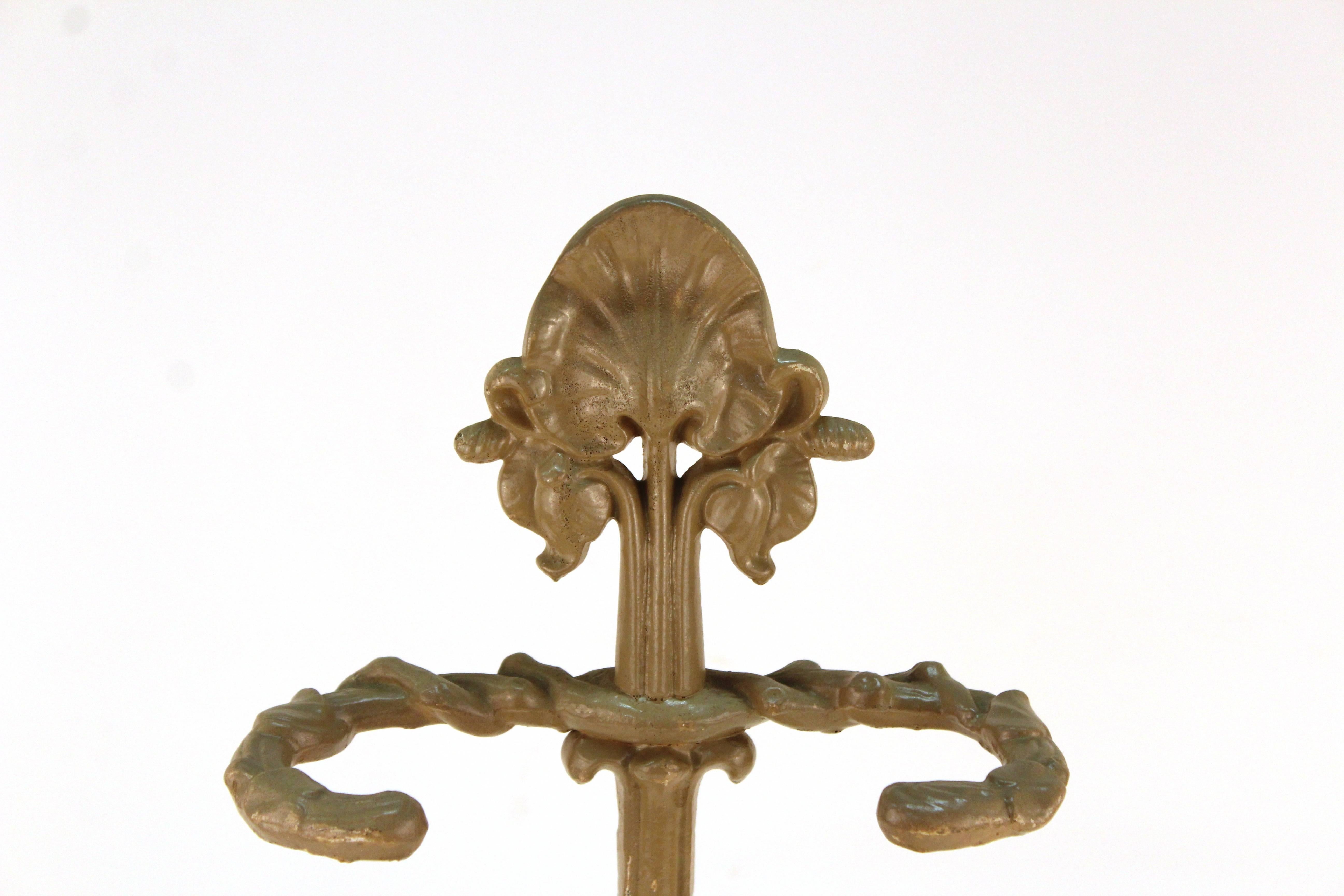 American Victorian Painted Metal Umbrella Stand 6