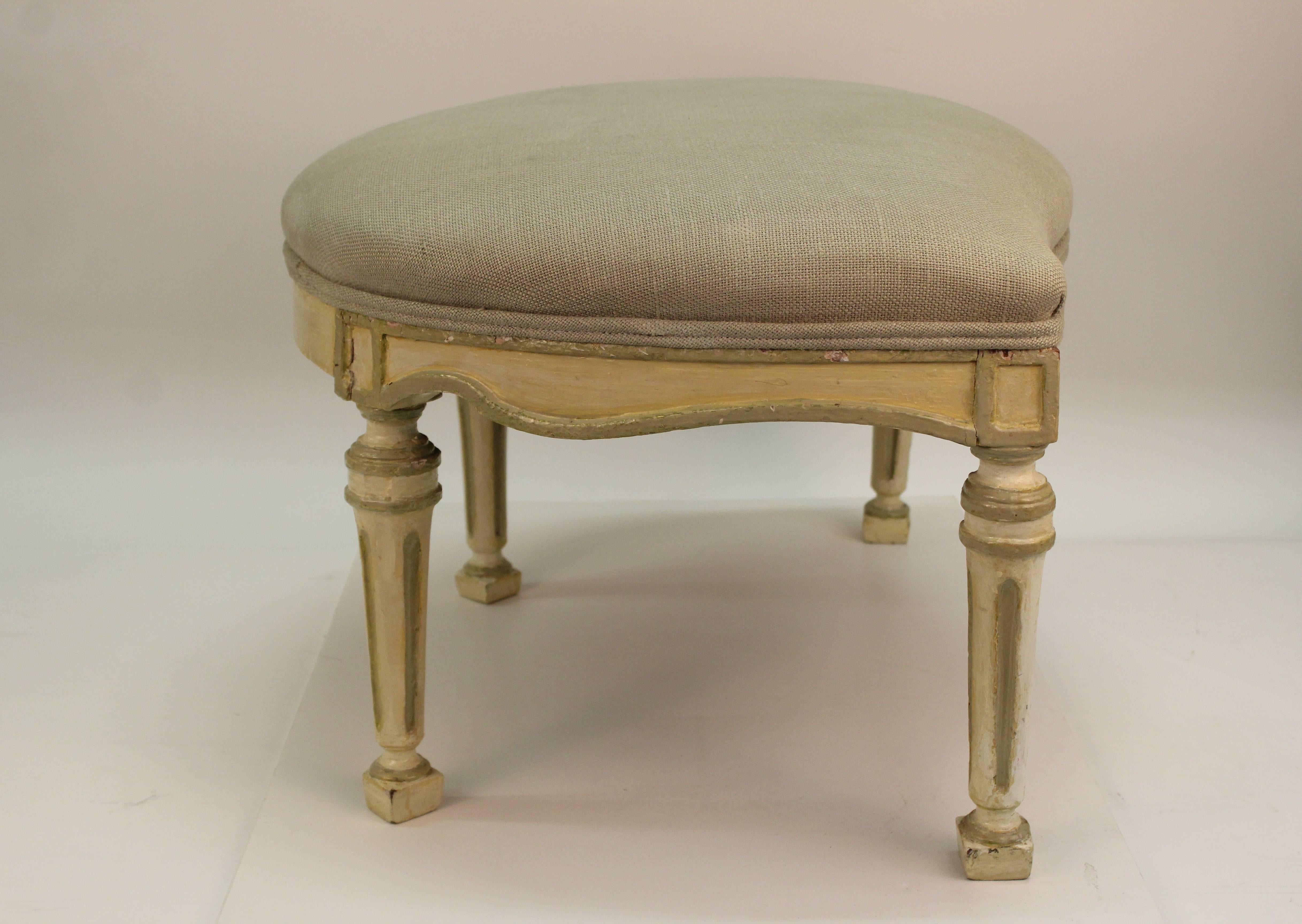 Wood French Directoire Style Bench