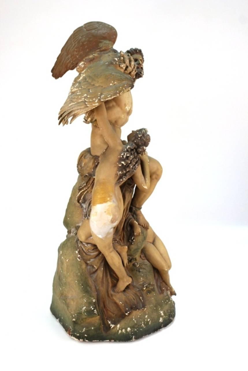 Unknown 'Prometheus Bound and the Oceanids' Sculpture after Eduard Muller