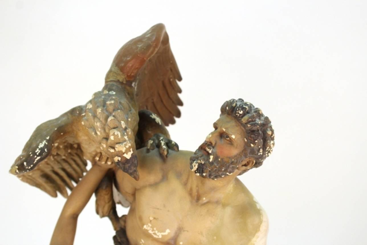 Neoclassical 'Prometheus Bound and the Oceanids' Sculpture after Eduard Muller