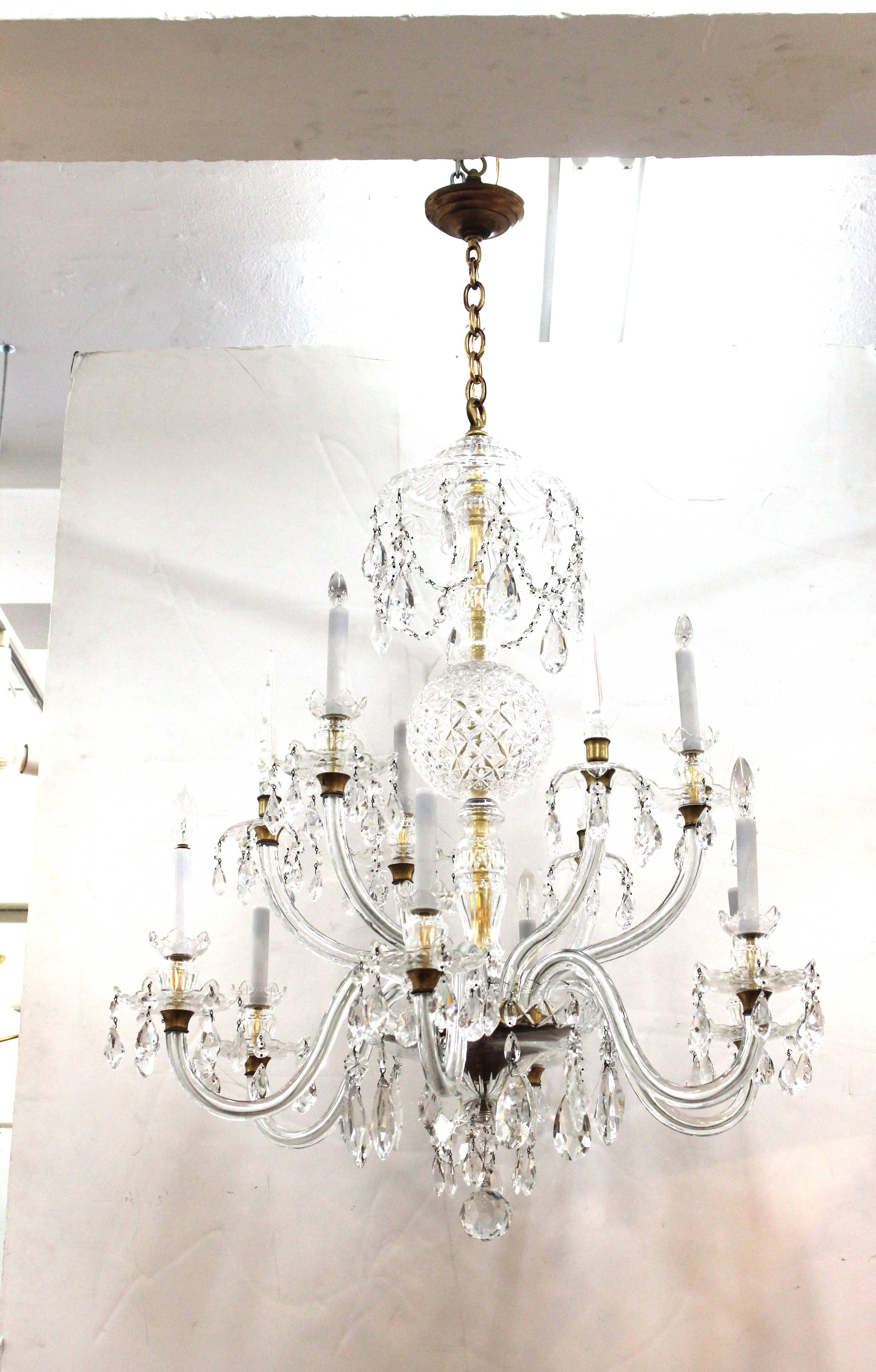 waterford crystal chandelier vintage