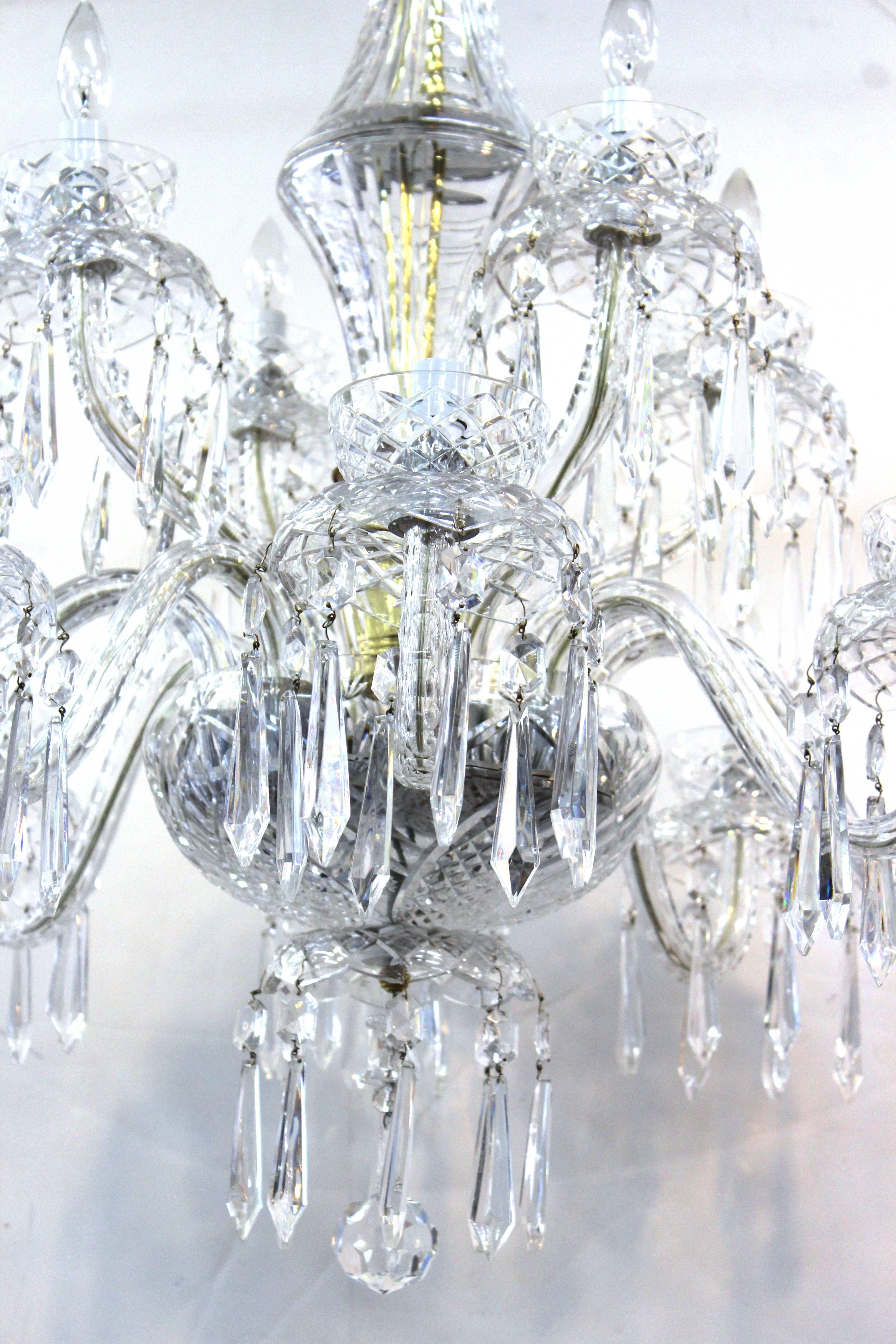 Waterford Crystal Lamp with Cut Droplets 1