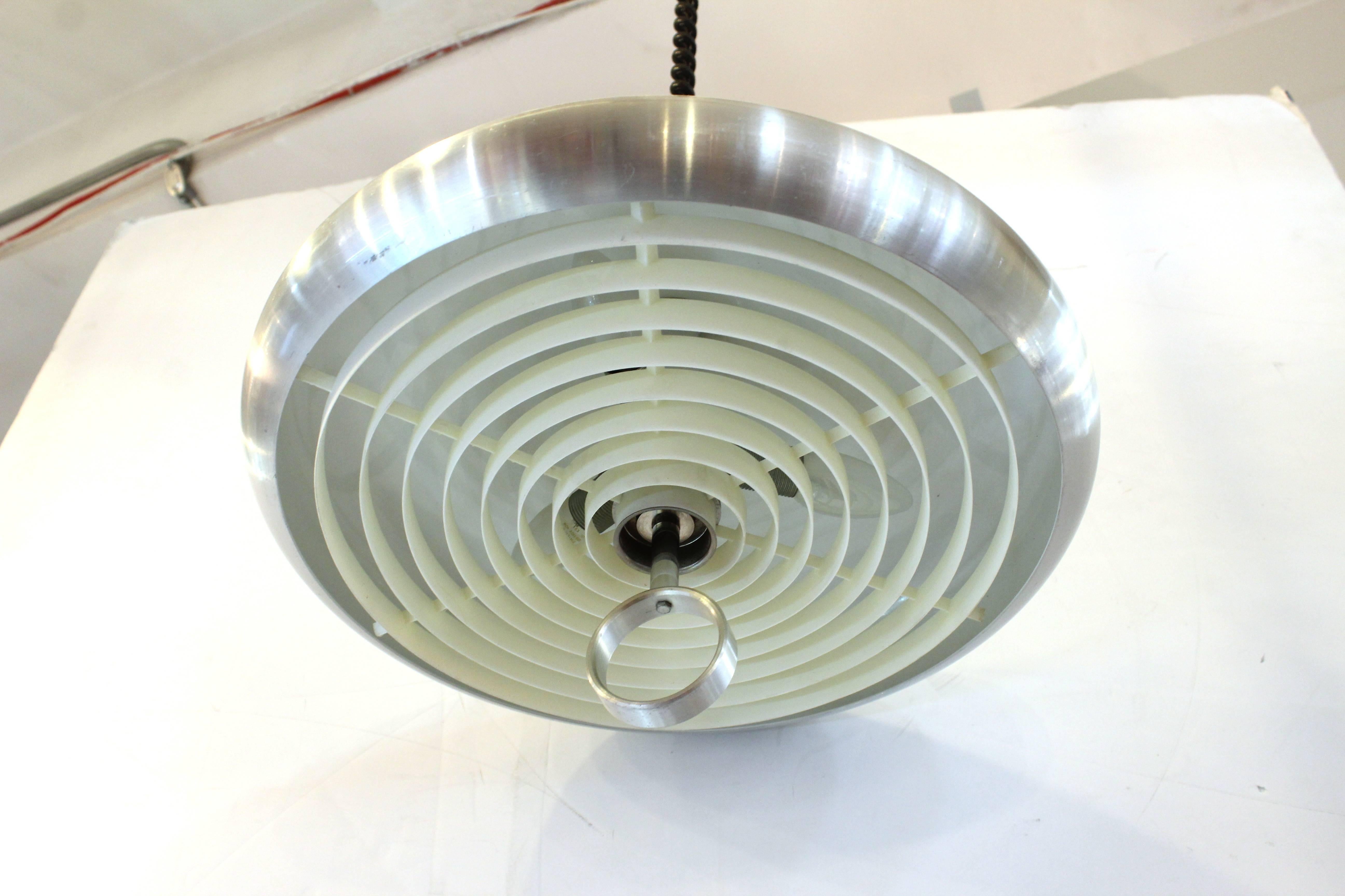 20th Century Op-Art Mid-Century Modern Pendant Light