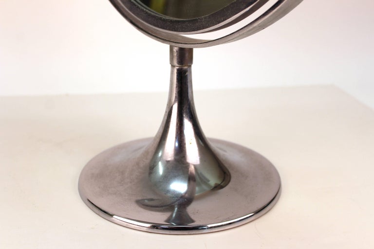 MidCentury Oval Countertop Vanity Mirror at 1stDibs