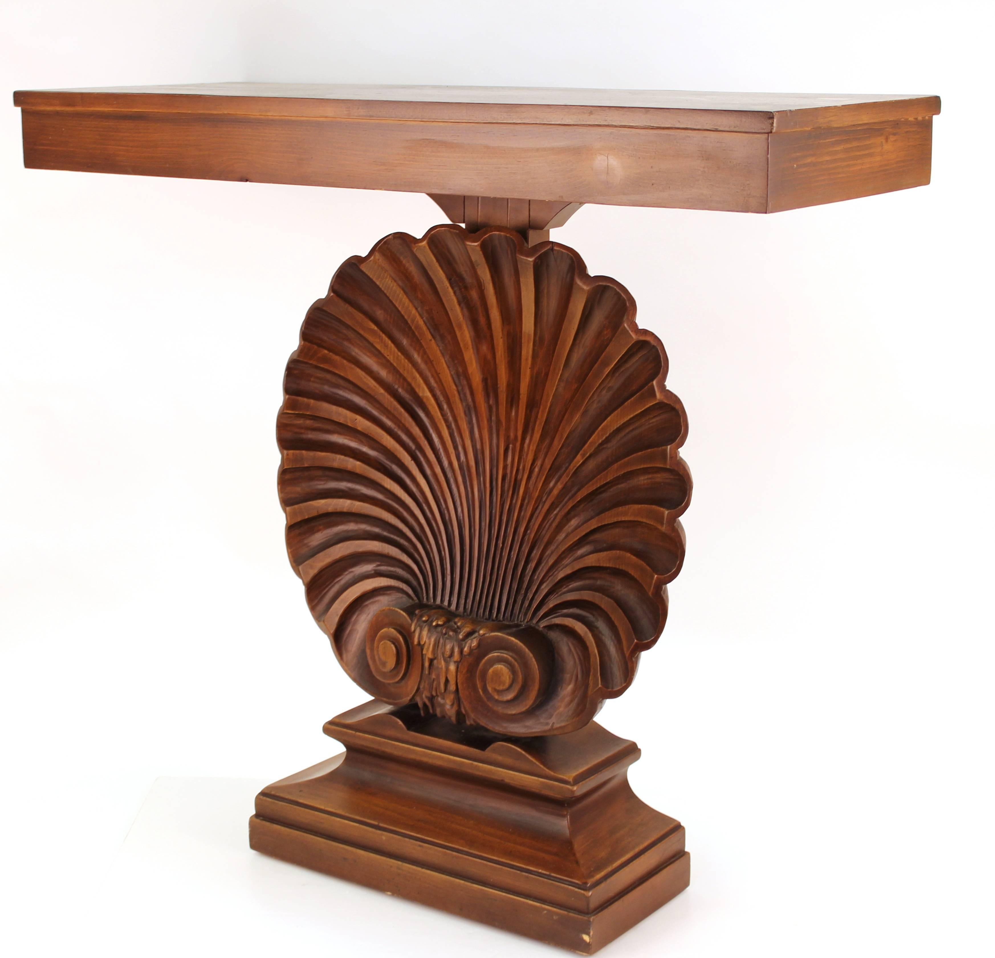 Edward Wormley Shell Console Tables For Sale at 1stDibs