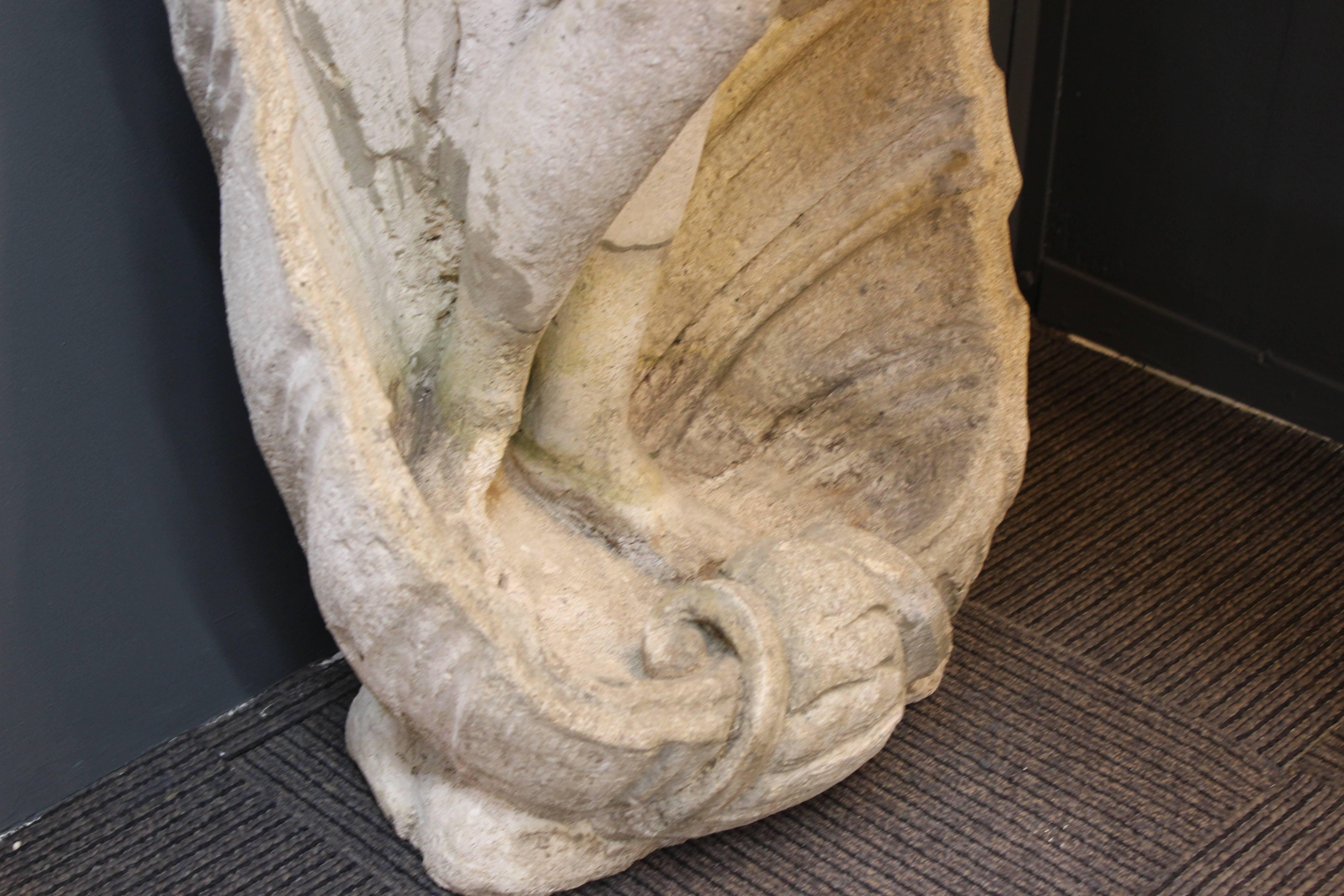 'Birth of Venus' Statue in Cement Stone In Good Condition In Astoria, NY