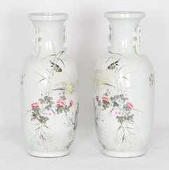 Chinese Vases with Birds