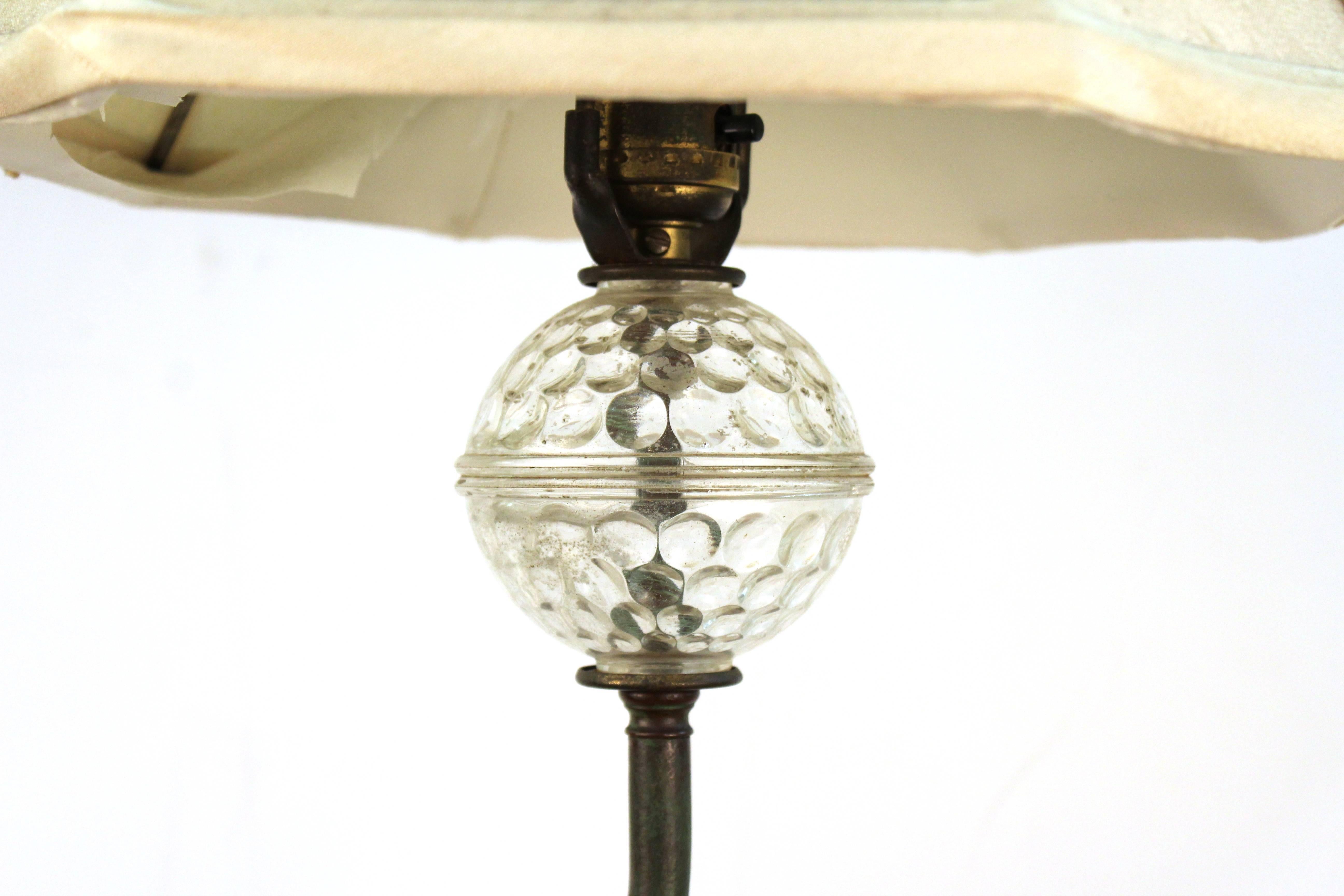 20th Century Mid-Century Modern Wrought Iron Standing Lamp For Sale