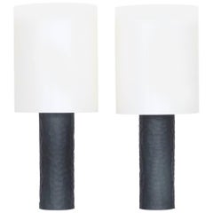 Vivarini for Formia Murano Glass Table Lamps, Signed