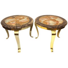 Pair of Midcentury Arturo Pani Martini Side Tables