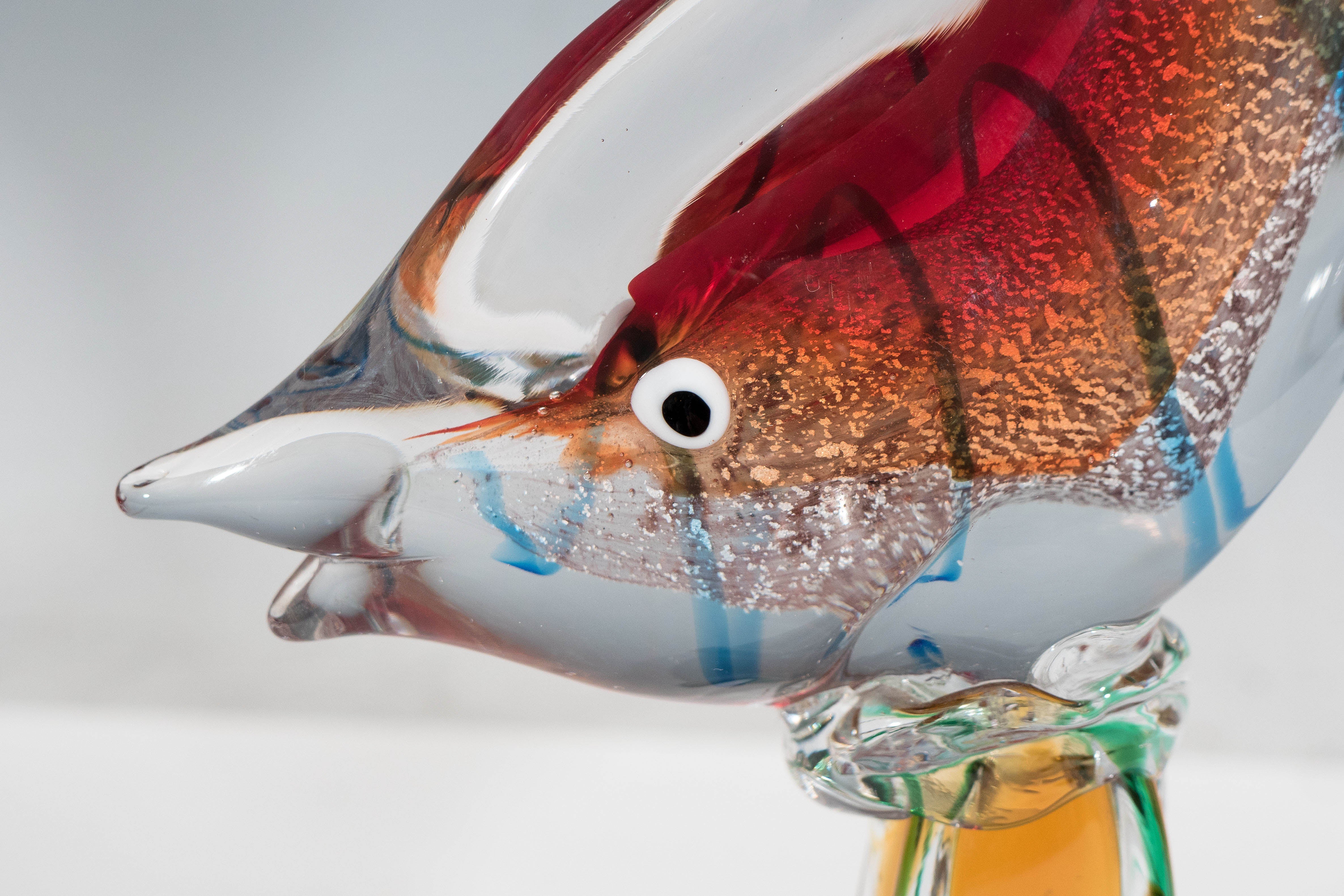 murano fish glass