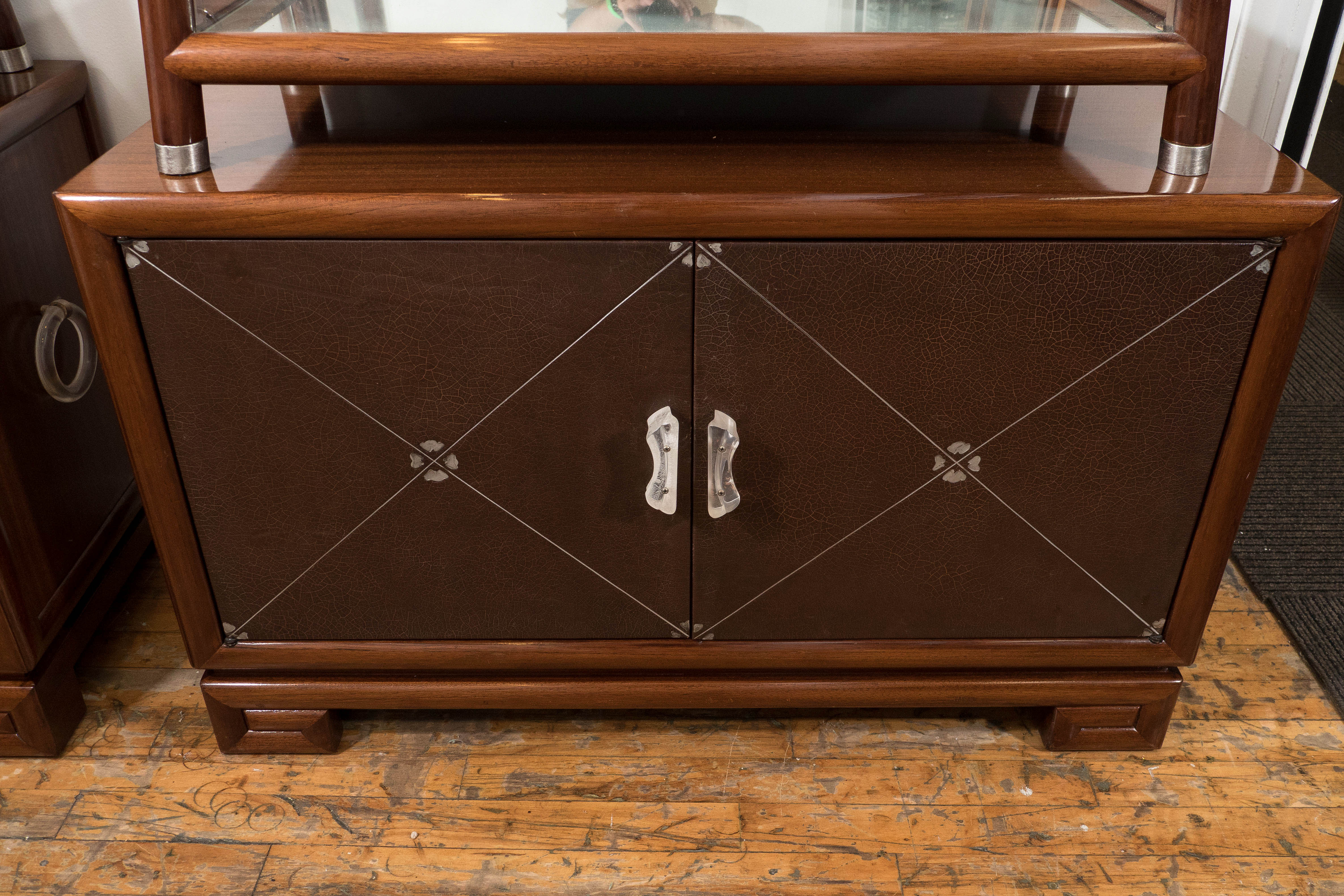 Mahogany Art Deco Grosfeld House Cabinet In Good Condition In New York, NY