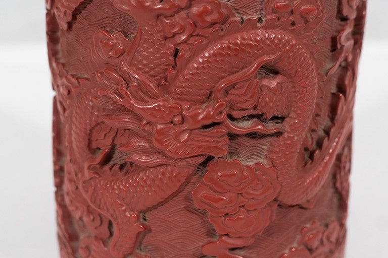 cinnabar carving