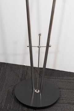 1960s Double Glass Globe Standing Lamp