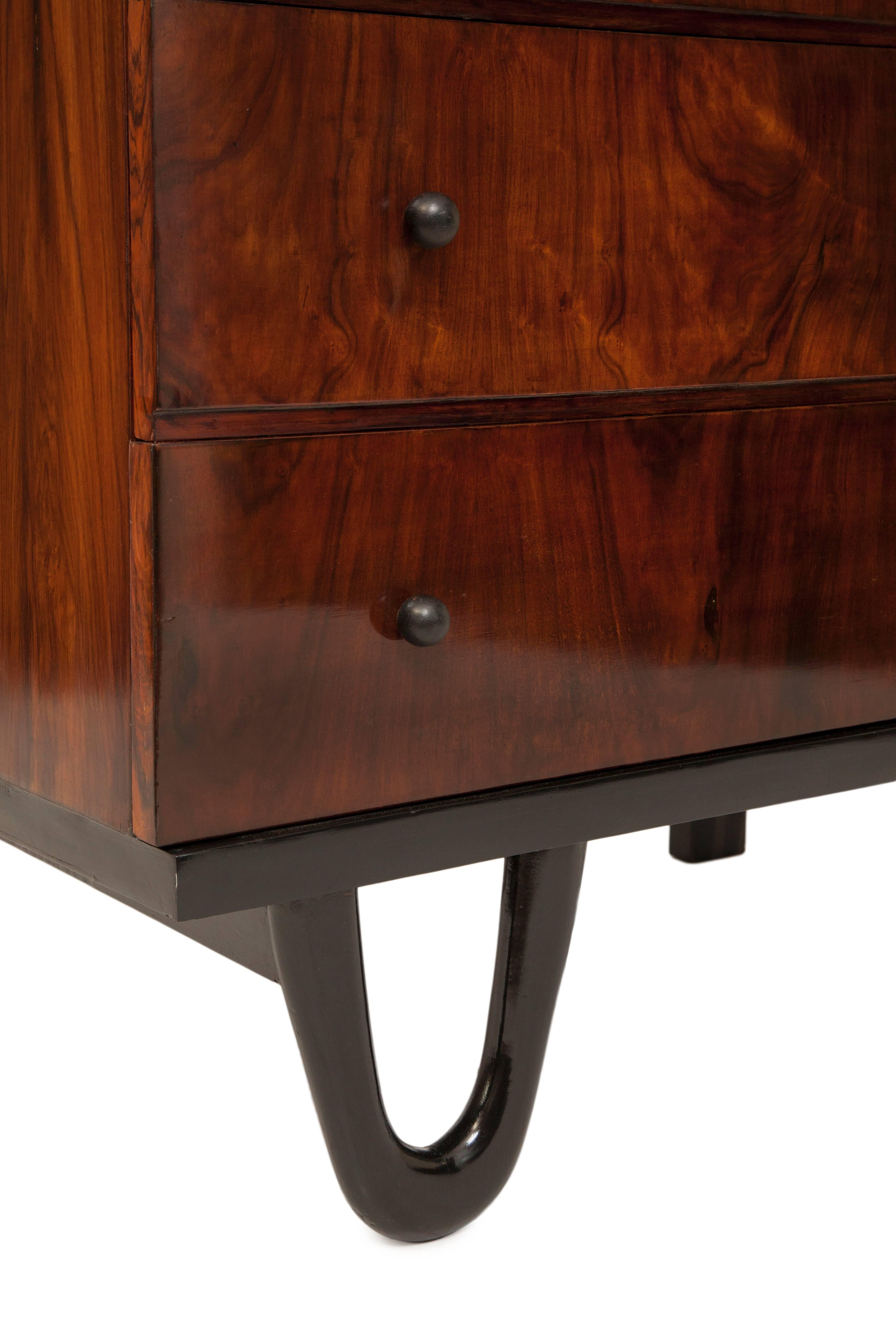 Midcentury Small Chest of Drawers in Brazilian Jacaranda In Good Condition In New York, NY