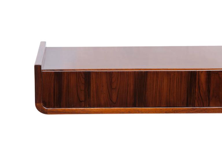 Zalszupin Wall Console in Brazilian Jacaranda Wood For Sale at