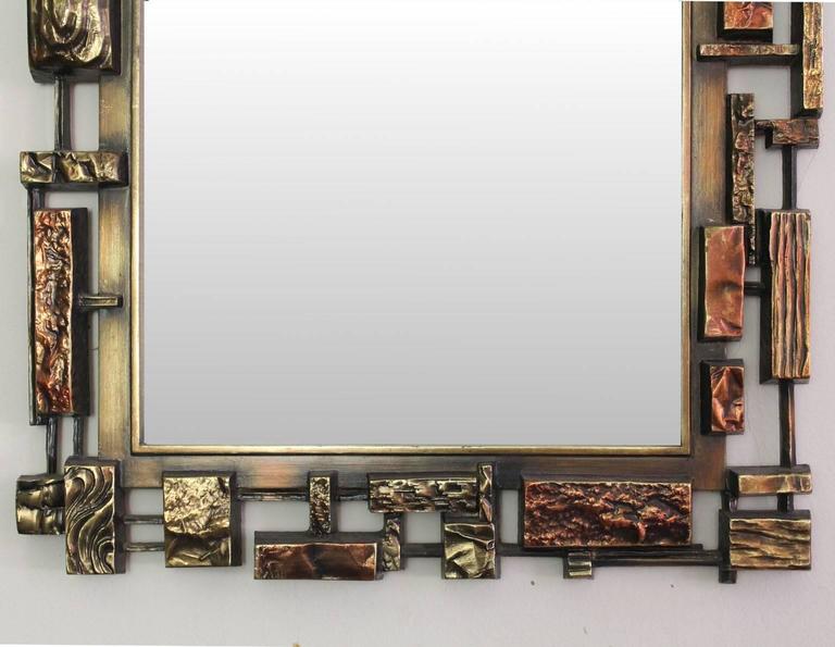Brutalist Style Wall Mirror 1