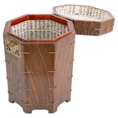 Used Chinese Octagonal Storage Box