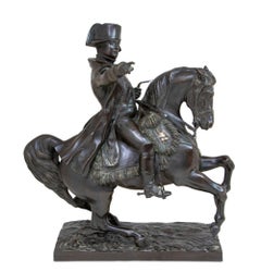 Sculpture en bronze patiné « Napoléon Ier » du comte de Nieuwerkerke