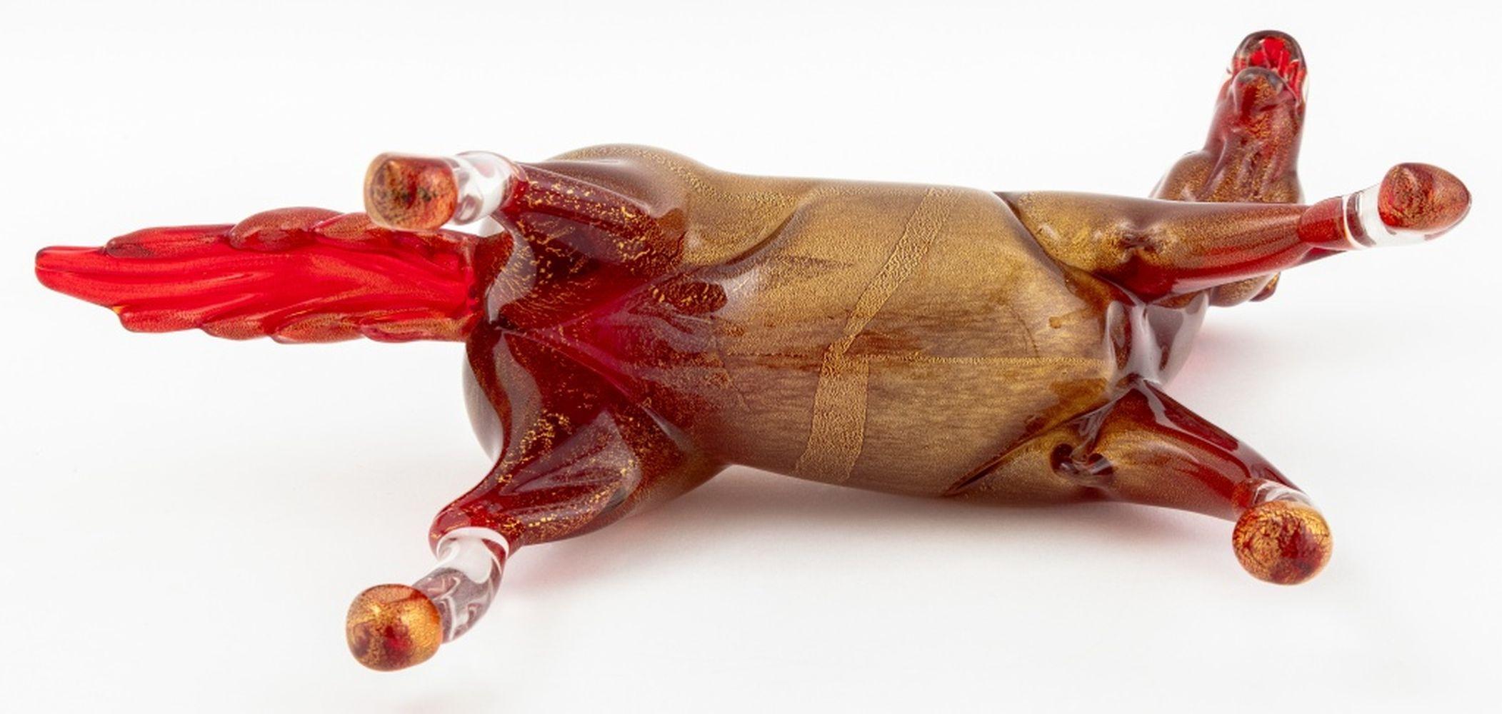 Cheval cabré en verre d'art vénitien de Murano en vente 2