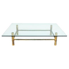 Maison Bagues Style Bamboo Motif Coffee Table