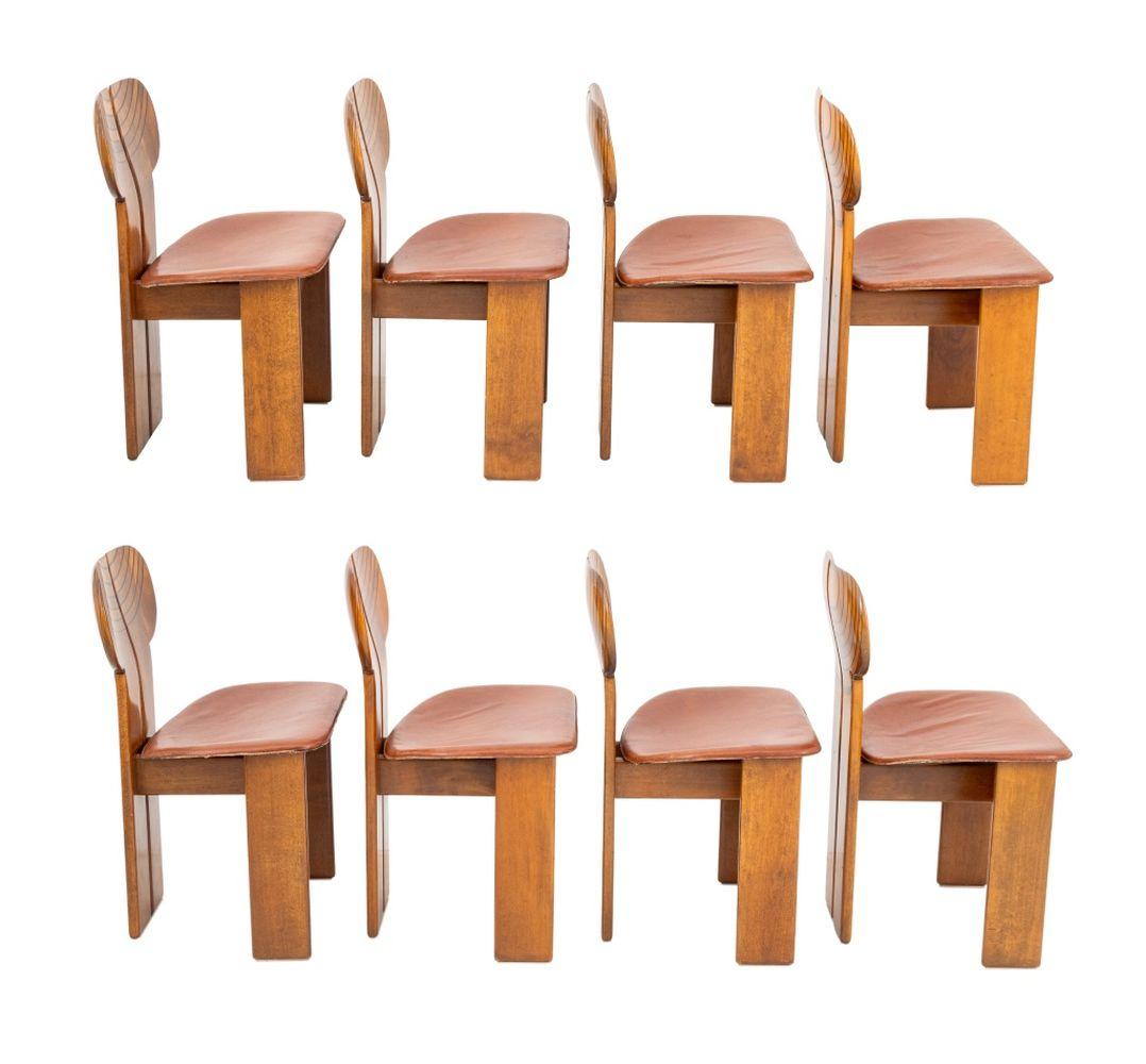 Set di otto sedie da pranzo Afra & Tobia Scarpa per Maxalto 