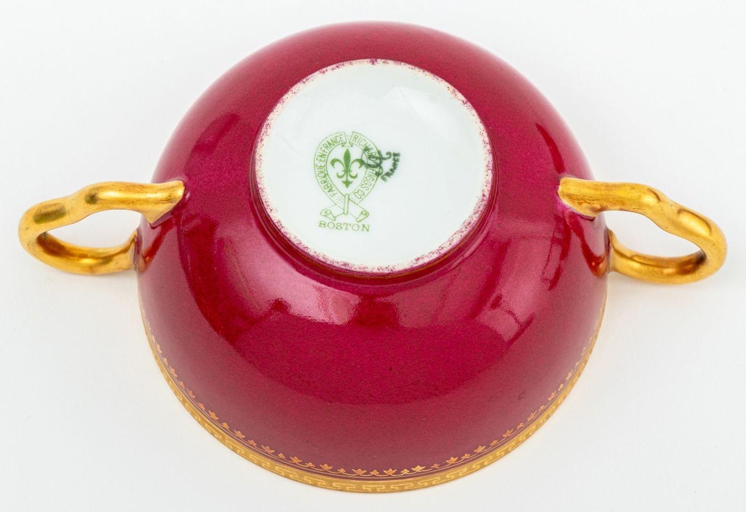 Richard Briggs x Limoges Porcelain Tableware, 16 In Good Condition For Sale In Astoria, NY