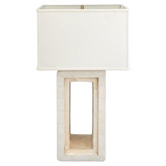 Vintage R & Y Augousti Snakeskin Table Lamp