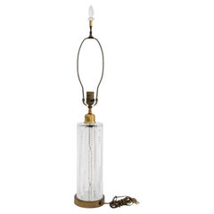 Lampada da tavolo moderna in cristallo tagliato
