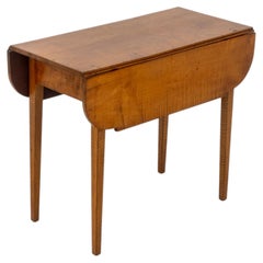 George III Style Mahogany Pembroke Table with Tapered Legs