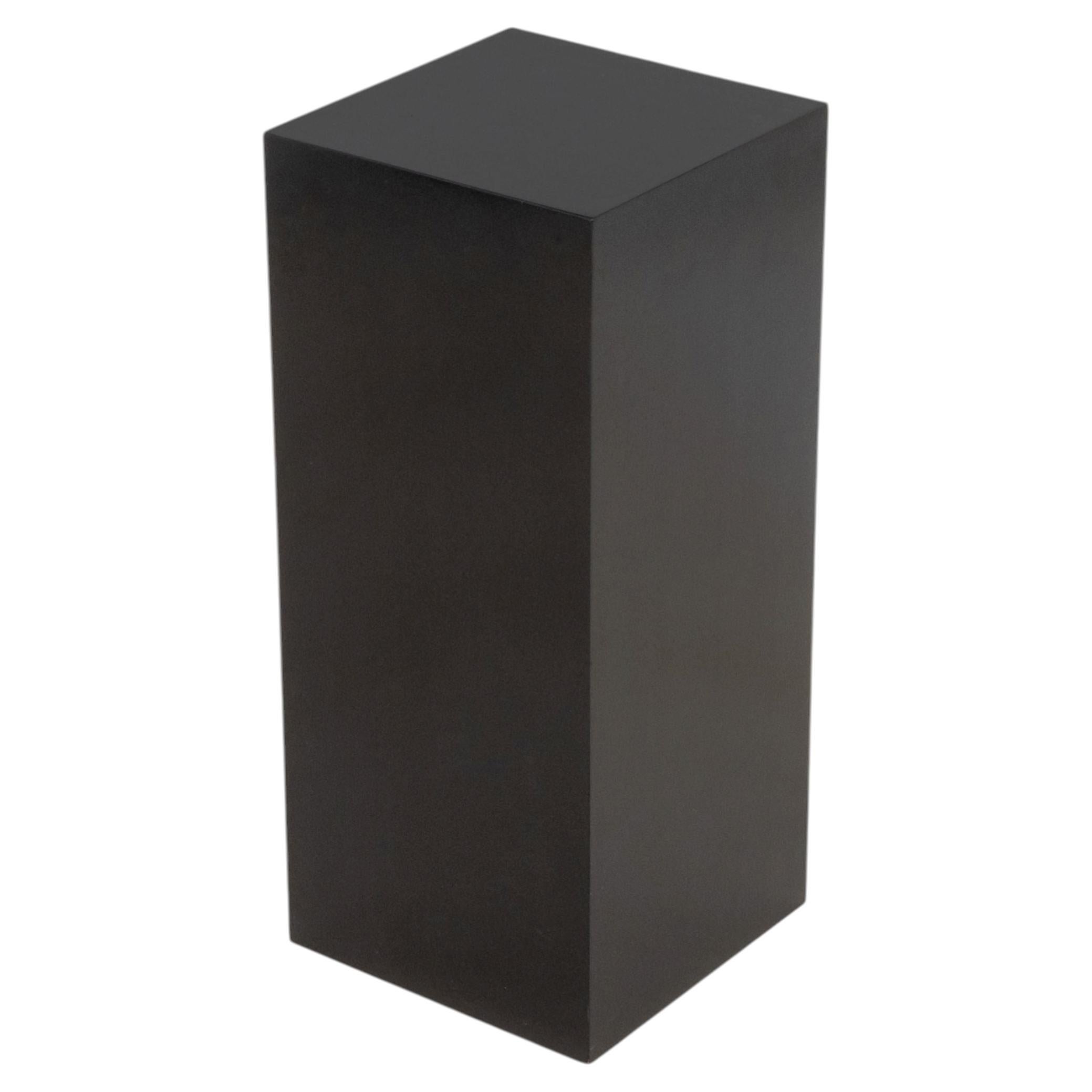 VIntage Modern Ebonized Wood Rectangular Pedestal Table