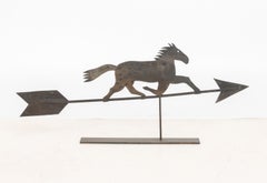 American Sheet Iron Horse Weathervane, Late 19th Century