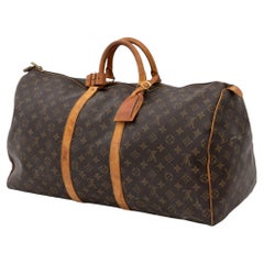 Sac de voyage vintage Louis Vuitton « Keepall » à motif Monogram